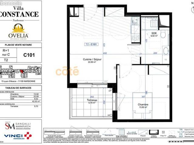 Appartement vente à Narbonne