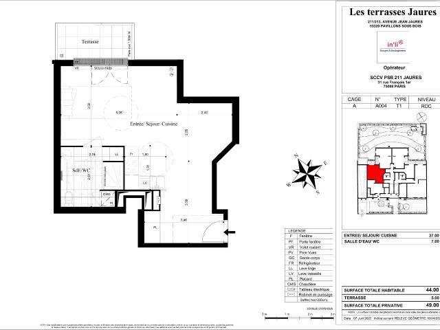 Appartement location à Le Raincy, Les Pavillons-sous-bois