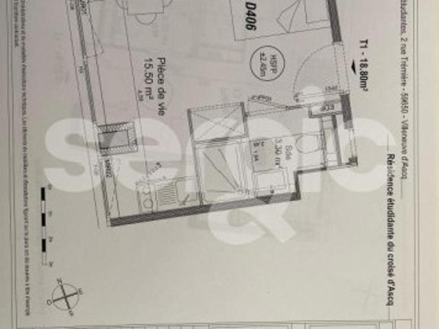 Studio location à Lille