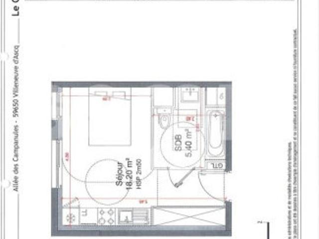 Studio location à Lille