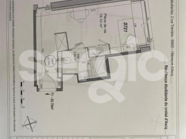 Studio location à Lille