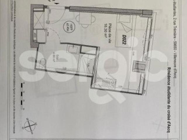 Studio location à Lille