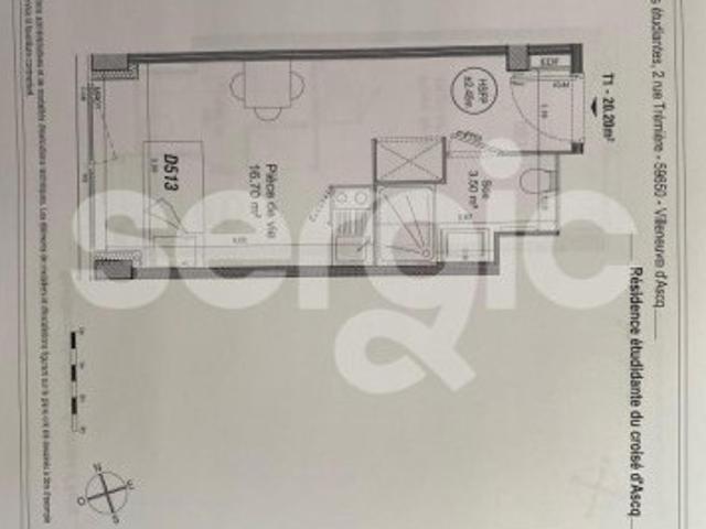 Studio location à Lille