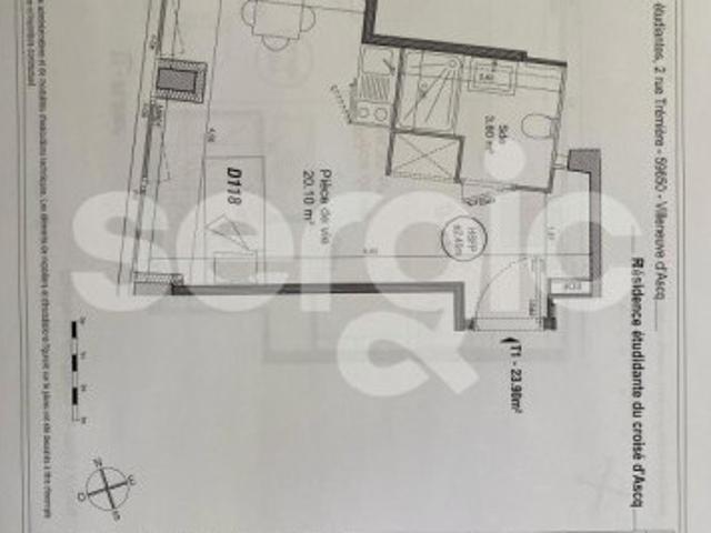 Studio location à Lille