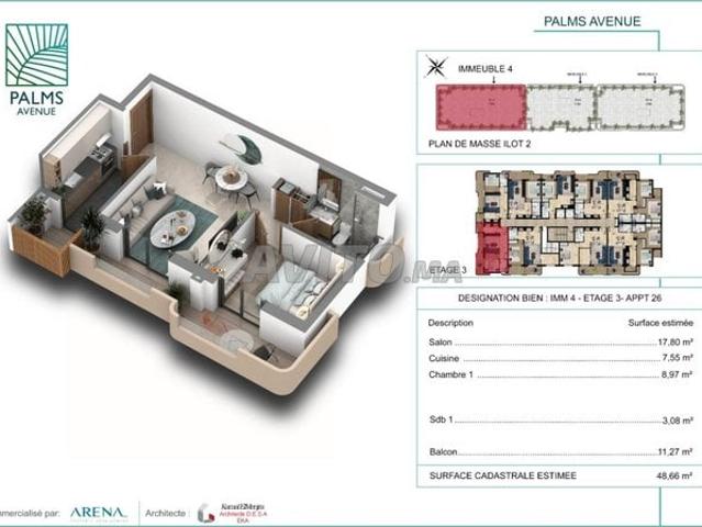 Appartement vente à Dar Bouazza, Grand Casablanca