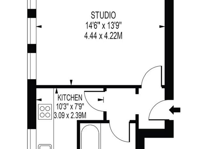Studio for rent in East Dulwich, East Dulwich