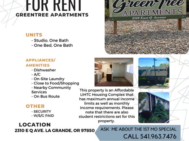 Apartment for rent in Oregonia