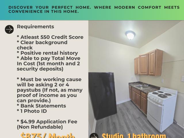 Apartment for rent in Philadelphia, Pennsylvania