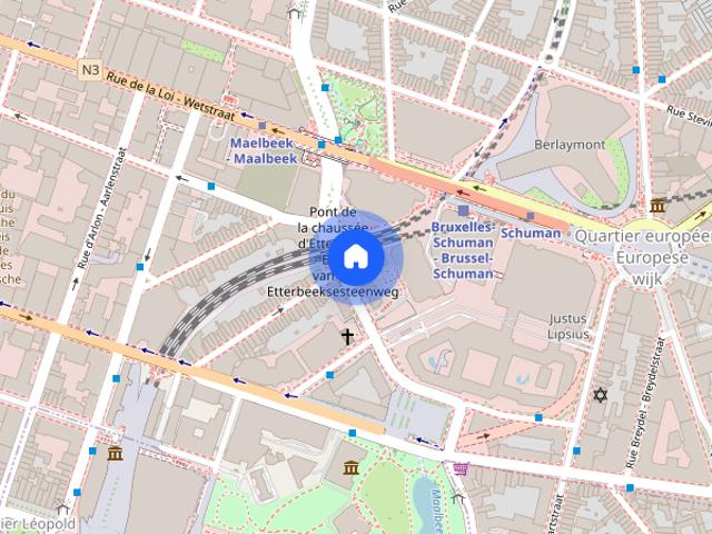 Appartement location à Brussel, Bruxelles