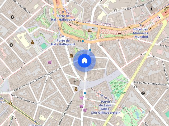 Appartement location à Saint-Gilles - Sint-Gillis, Brussel-Hoofdstad - Bruxelles-Capitale