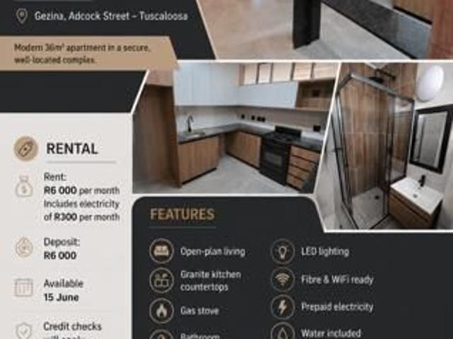 Apartment for rent in Waterkloof, Gauteng