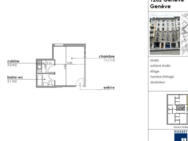 Studio mieten in Conches