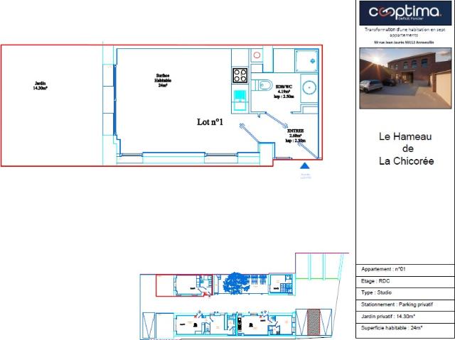 Appartement vente à Lille, Annoeullin