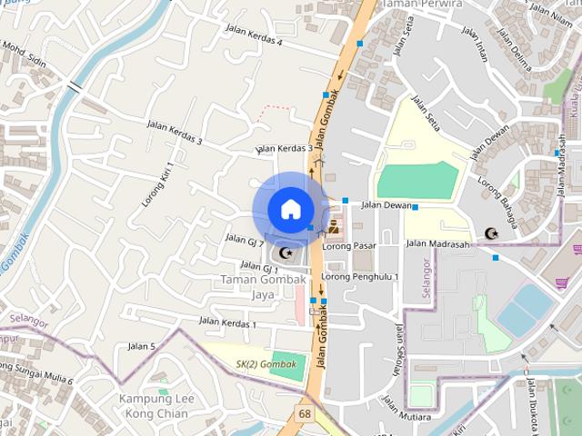 Apartment for rent in Taman Gombak Jaya, Majlis Perbandaran Selayang