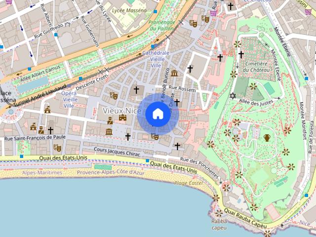 Studio location à Nice