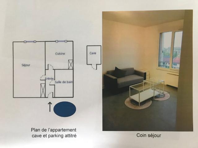 Studio location à Le Bachut, Lyon