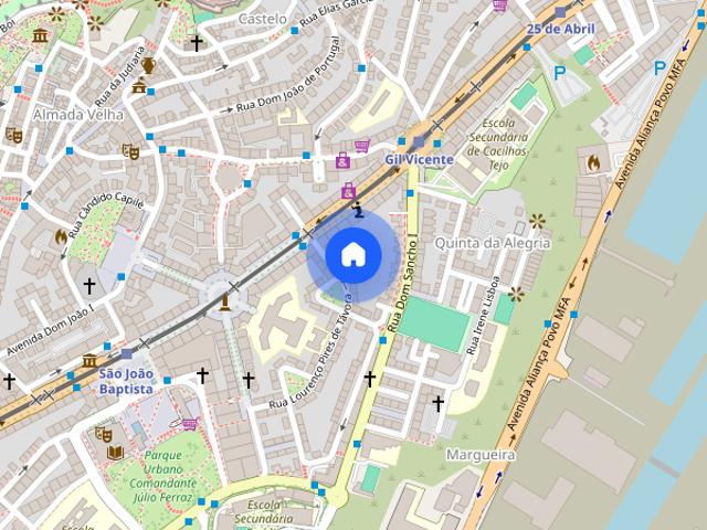 Apartamento alugar em Cacilhas, Almada