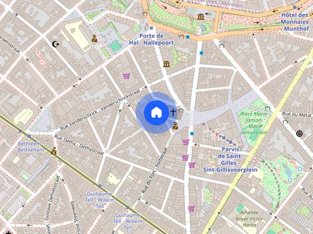 Appartement location à Saint-Gilles - Sint-Gillis, Brussel-Hoofdstad - Bruxelles-Capitale