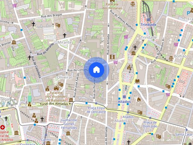 Apartamento alugar em Baixa do Porto, Porto