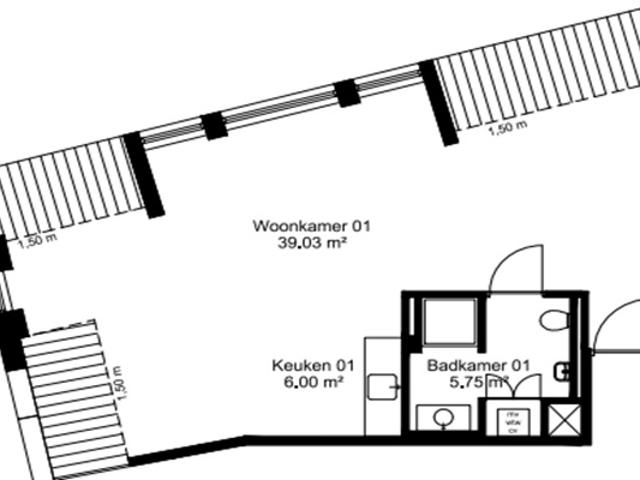 Studio te huur in Weert, Limburg