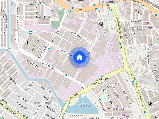 Apartment for rent in Kepong, Kuala Lumpur
