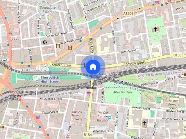 Studio for rent in Spitalfields, Greater London