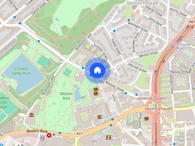Studio for rent in Saint George's, Netherthorpe