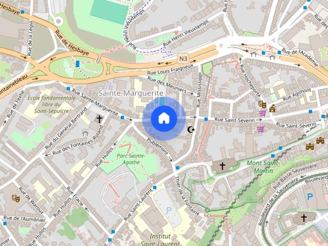 Kot location à Liège, Wallonie