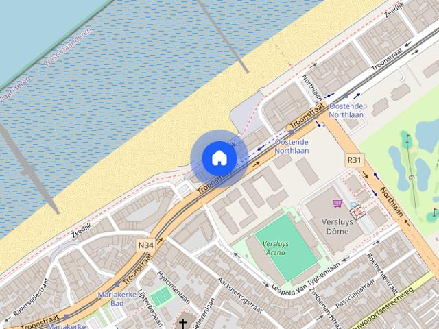 Kot location à Oostende, West-Vlaanderen