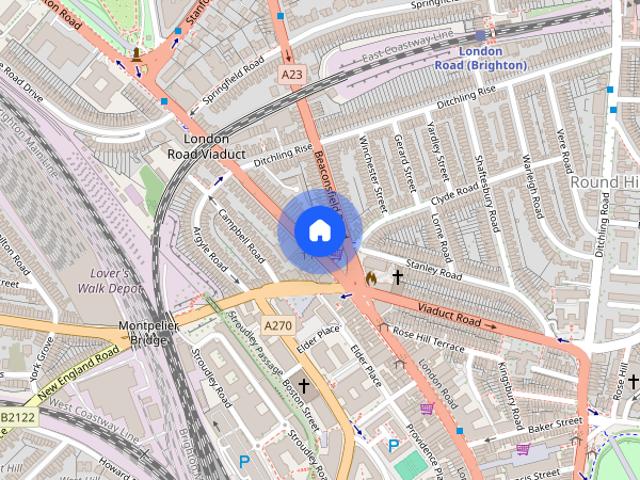 Apartment for rent in Round Hill, Brighton & Hove