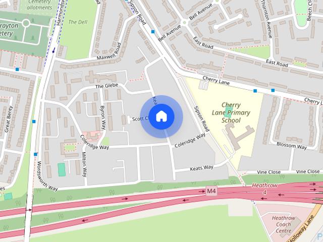 Studio for rent in West Drayton, Greater London