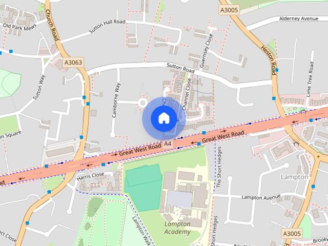 Apartment for rent in Lampton, Greater London