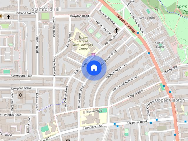 Studio for rent in Stamford Hill, Greater London