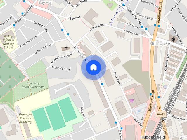 Studio for rent in Hillhouse, Huddersfield