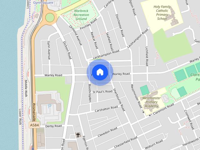 Apartment for rent in North Shore, Blackpool