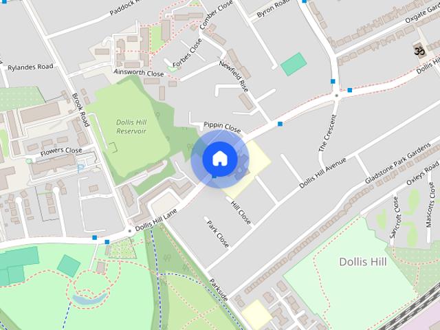 Studio for rent in Dollis Hill, Greater London