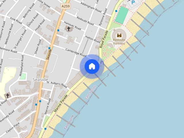 Apartment for rent in Roselands, Eastbourne