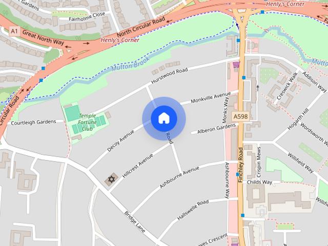 Apartment for rent in Temple Fortune, Greater London