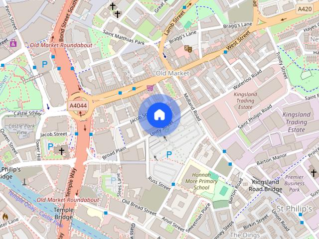 Studio for rent in Old Market, Bristol