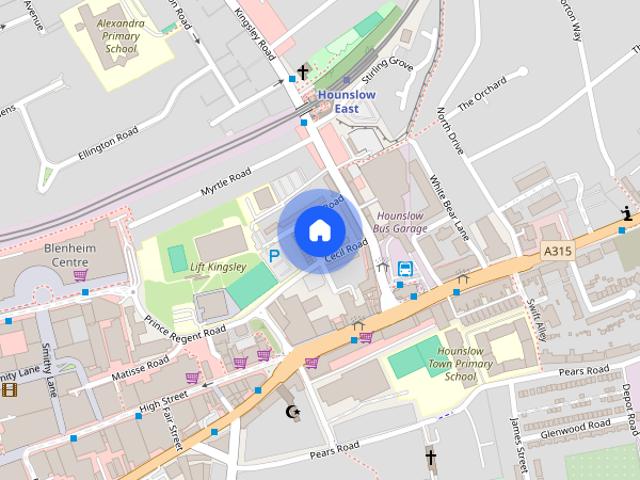 Studio for rent in London Borough of Hounslow, Greater London