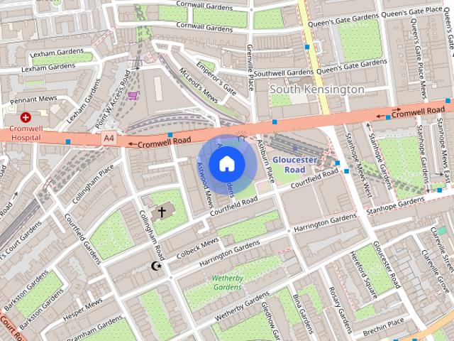 Studio for rent in South Kensington, Greater London