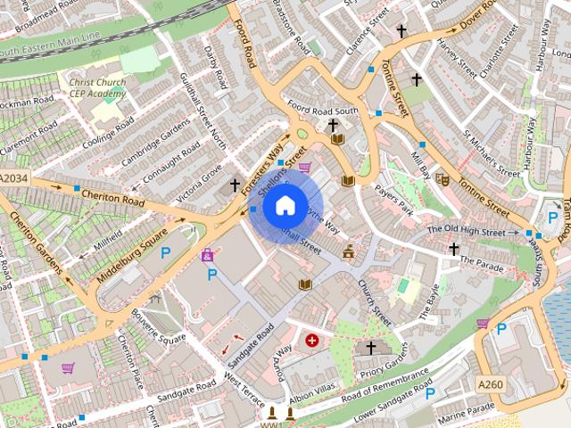 Apartment for rent in Foord, Folkestone and Hythe