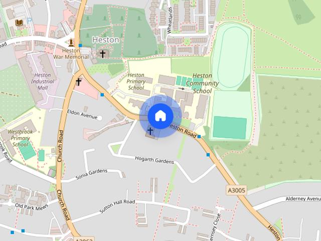 Studio for rent in London Borough of Hounslow, Heston
