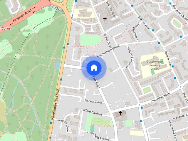 Apartment for rent in Southfields, Greater London