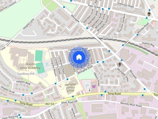 Townhouse for rent in Armley, West Yorkshire