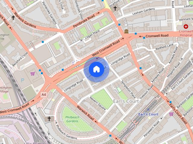 Studio for rent in Earl's Court, Greater London