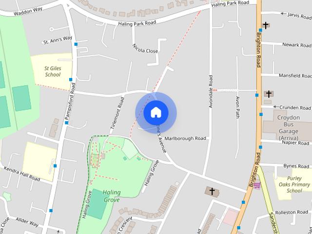 Apartment for rent in London Borough of Croydon, Waddon