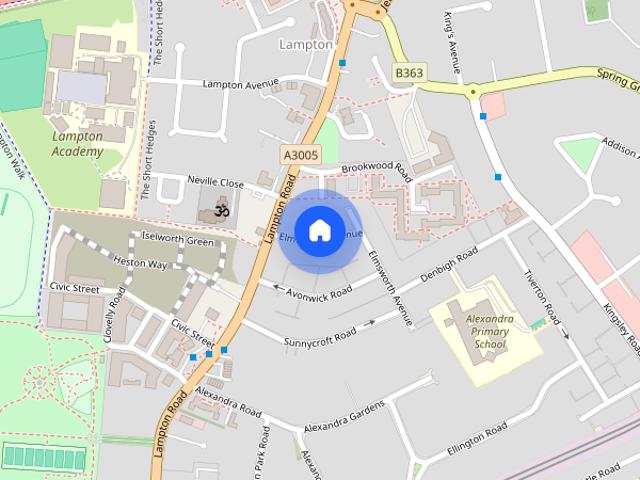Apartment for rent in Lampton, Greater London