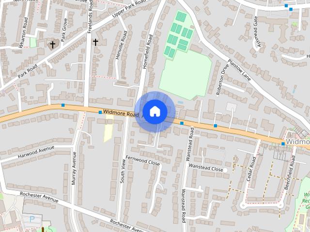 Studio for rent in Widmore, Greater London