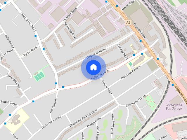 Studio for rent in London Borough of Brent, Greater London